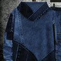 fashiontrendymencasualsuitautum denim effect hooded sports pants sweatshirtsuit wholesale
