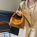 Commuting classy sense super popular hand bag women 2025new arrivaleasiest for match dumpling bag fall and winter maillard shoulder crossbody bag
