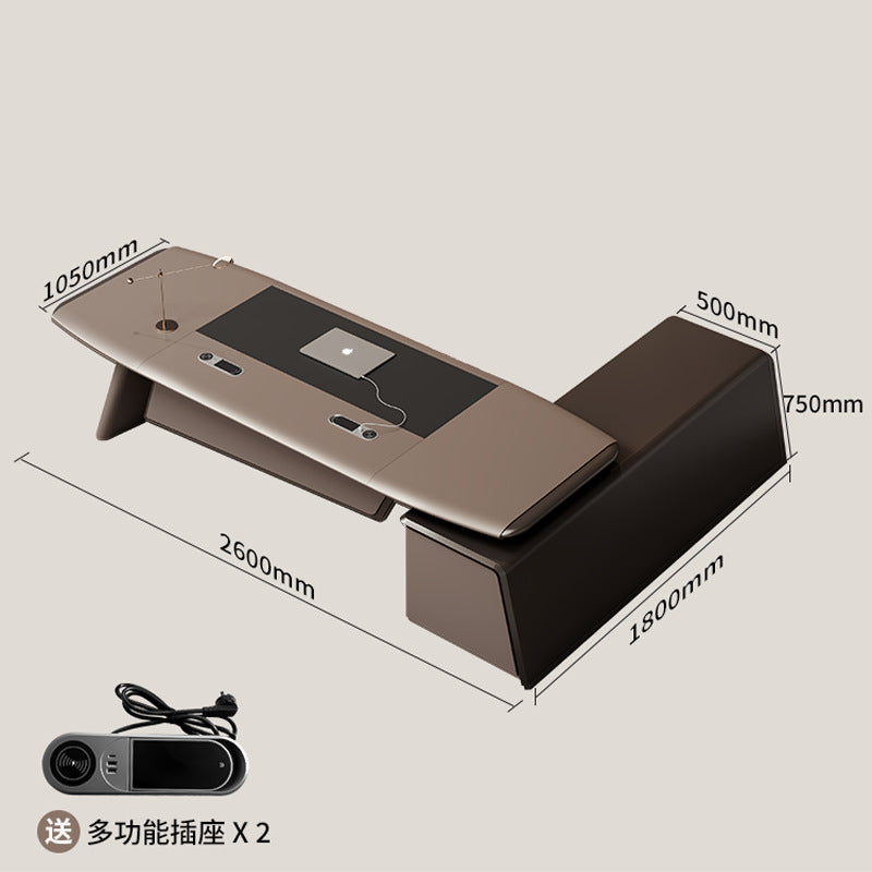 Painted office manager desk and chair combination accessible luxuryclassy executive desk president table casual modern manager table