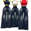 Available boyfriend jeans women's pants new jeans ready stock wholesale cargo jeans