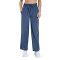 Luxtrenew arrival flesh-covering slimming lookhigh waistcasual sweatpants women's elastic drawstring waiststraight-leg pants dss077