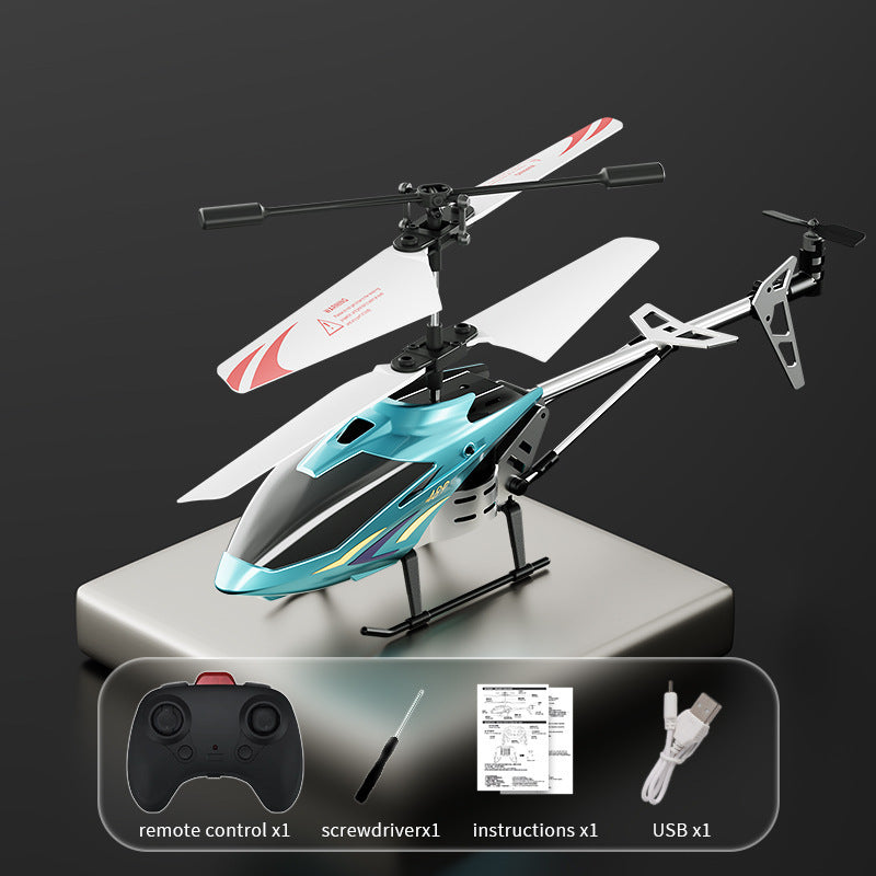 remote control aircraft hot sale 3.5-channel alloy aircraft resistant to falling electric helicopter remote control kids aircraft model