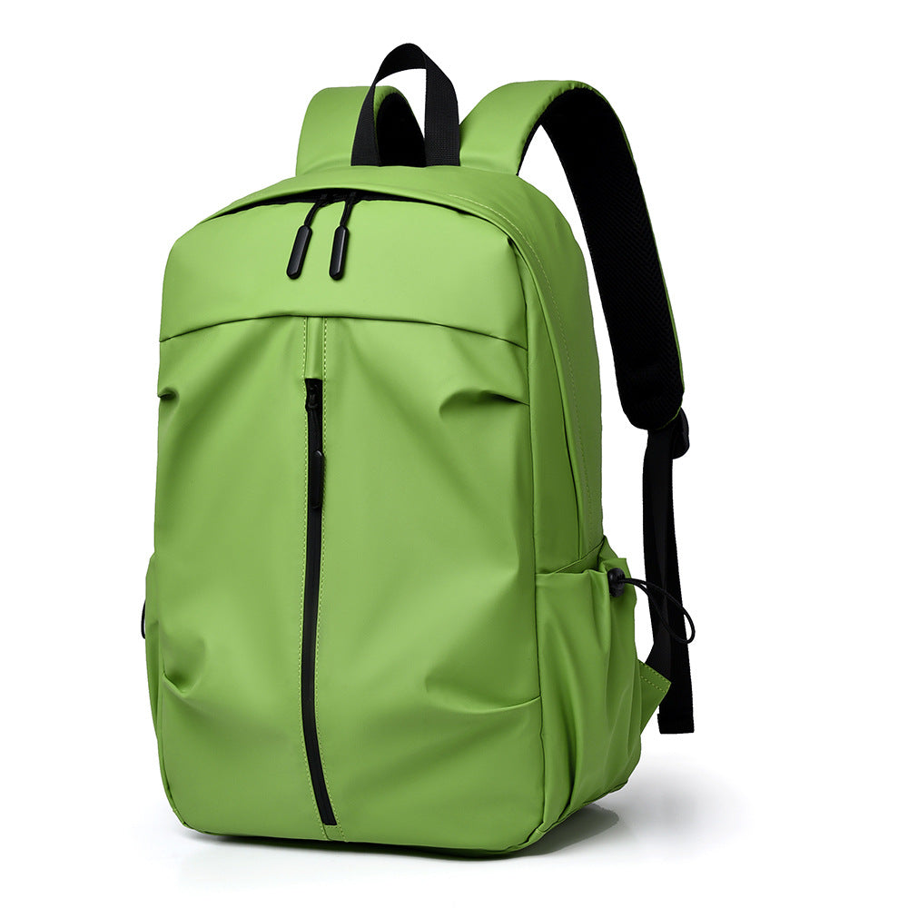 Casual backpack macaron color large capacity lightweight computer backpack unisex student class bag