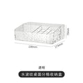 Cosmetic organizer - desktop dustproof premium vanity table makeup & lipstick acrylic drawer storage rack