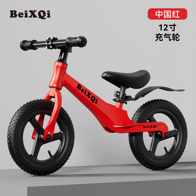 Children's balance car magnesium alloy 2-6 years old baby sliding bicycle flash pedal-free sliding two-in-one bicycle