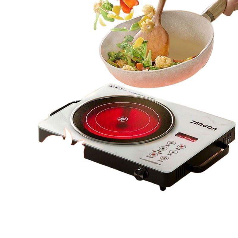 High-quality ceramic cooktop, 5000w high power, multifunctional for home use, suitable for stir-frying with any cookware, radiation-free light wave oven