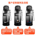 New arrival large capacity fitness sports water cup double drink high appearance outdoor water kettle high temperature resistant student plastic cup wholesale