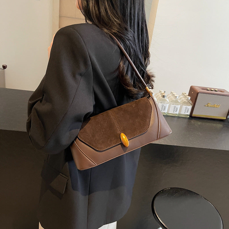 Fashion casual bag women's 2025 new autumn and winter retro versatile small square bag Korean version niche messenger bag