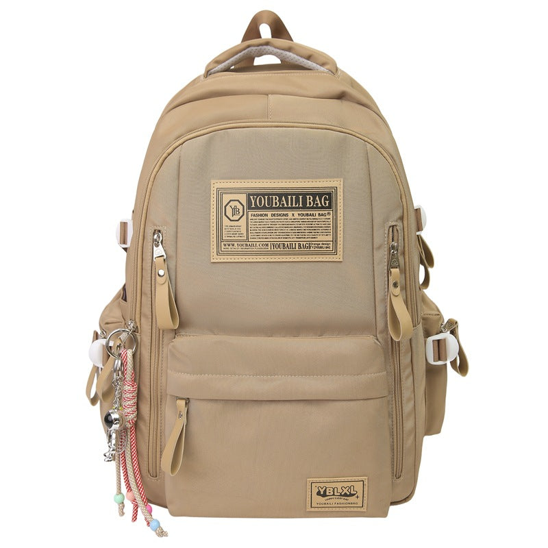 School bag junior high school girl student backpack high school college student travel backpack large capacity nylon backpack male wholesale