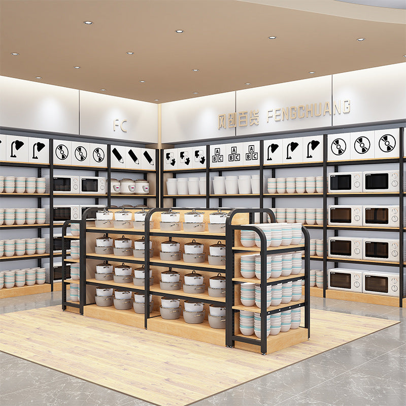 Supermarket Convenience Store Shelf Accessories Maternal and Infant Store Underwear Store Nakajima Laminate Supermarket Shelf Display Rack