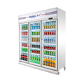 Wal mart convenience store cold cabinet defogging glass door display refrigerator large capacity fruit preservation cabinet supermarket beverage cabinet