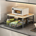 Countertop coffee machine cup microwave oven rack tea bag tea bar water dispenser desktop storage rack water cup storage