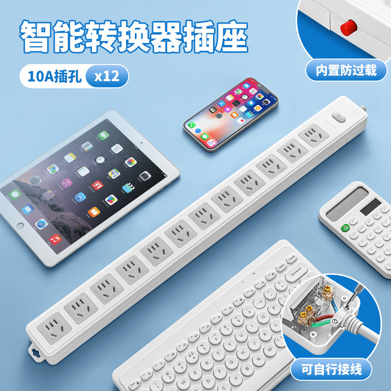 Multi-socket wireless power strip without cord socket with usb connection power strip self-wiring converter power strip power strip