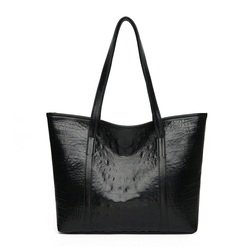 Crocodile pattern women's bag large capacity satchel bag fashioncasual shoulder bag tote bag 2022new arrival dropshipping