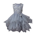 Kids dressfashionpersonalized vest princess dress embroidered girl costume tutu skirt girl dresses