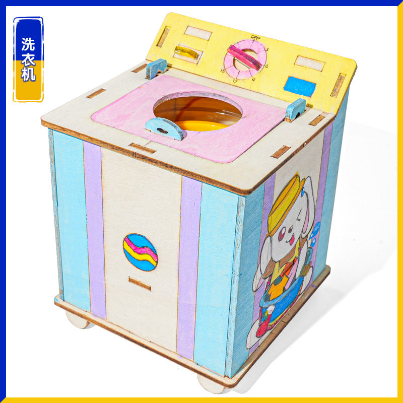 Science and technology small production science experiment blue elephant DIY handmade teaching aid material package set science and education model source manufacturer
