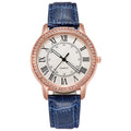 Wish women's watch new arrival - ladies' minimalist diamond-accented luminous retro quartz watch with leather strap - white (direct from manufacturer)