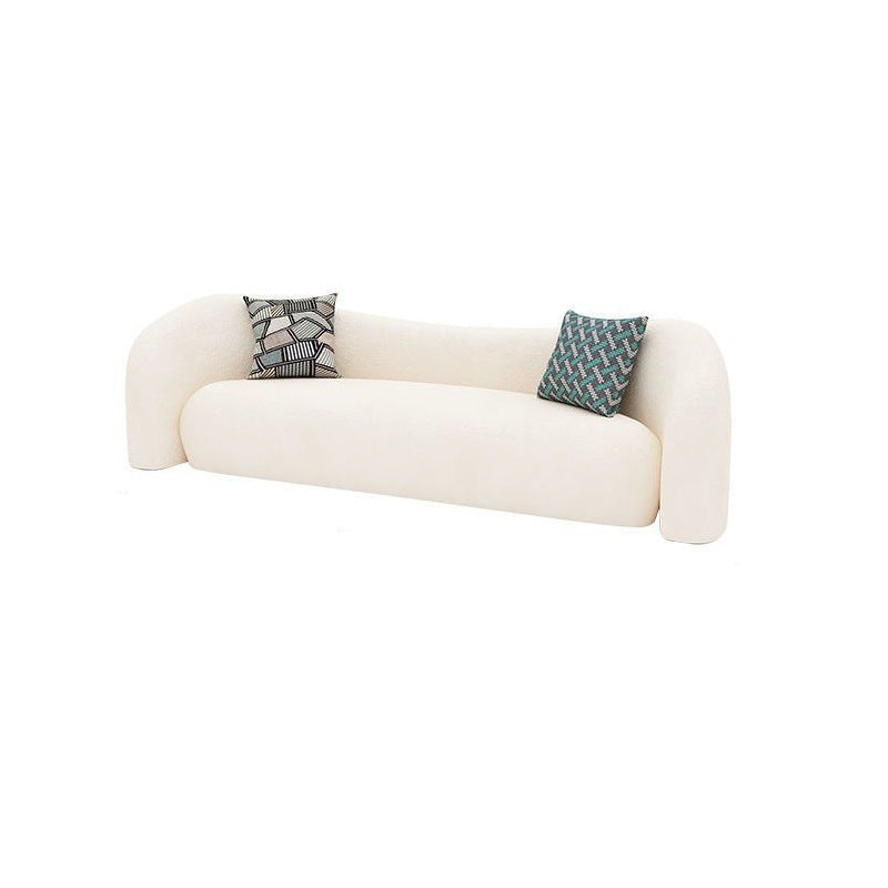 Nordic cream style live broadcast room lambswool sofa simple popular b&b small apartment shaped beauty salon accessible luxury style
