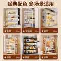 Household storage rack floor-standing multi-layer shelf balcony living room storage rack storage room supermarket express storage display rack