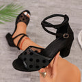 Exportplus sizesummernew arrival high heel waterproof platform sandals for women polka dot mesh sexy one-piece sandals