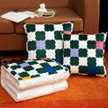 Two-in-one throw pillow and blanket, perfect for all seasons. use it as a plush cushion, office nap pillow, car air conditioning blanket, or a cozy sleeping pillow