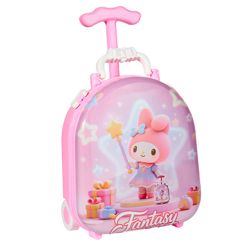 Melody play house children's dressing table suitcase accessories suit toy girls princess suitcase puzzle