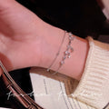 Zircon star bracelet