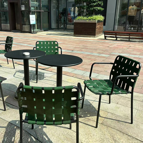 Outdoor tables and chairs courtyard villa restaurant garden bed and breakfast waterproof sunscreen rattan chair cafe leisure outdoor dining table and chairs