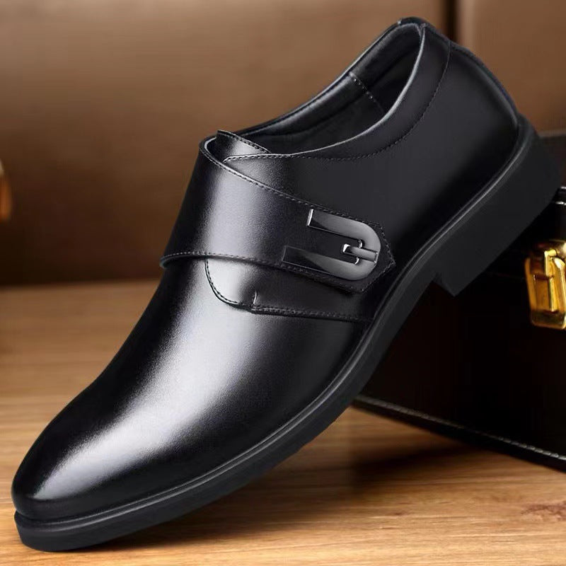 Men's leather shoes - soft leather, soft sole - business casual, work, security, dad shoes - wholesale & dropshipping available