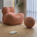 Wool roll ladieswear's embrace sofa chair lazy sofa can lie down and sleep creative style single living room balcony bedroom