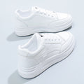 white shoes women's spring autumnew arrivalthick soleins trendyeasiest for matchniche style sports casualbest sellingdad sneakers