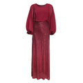 cross-border sourcing:  plus size african women's sequin chiffon christmas party evening gown dress