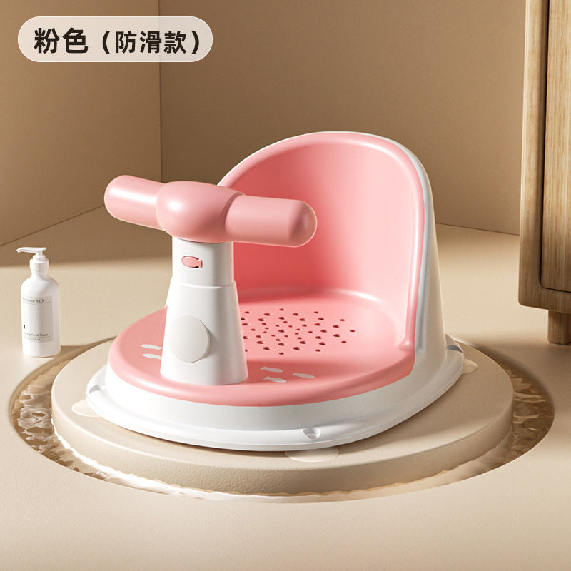 Baby temperature-sensitive bath seat - newborn & infant bathing essential - anti-slip bath tub seat