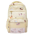 K-style cartoon dachshund dog backpack for women, large capacity, junior high school student school bag, frosted flap pocket pants, two-dimensional pain bag