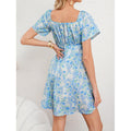 code new arrival  women's original elegant elastic square neck one-shoulder dress