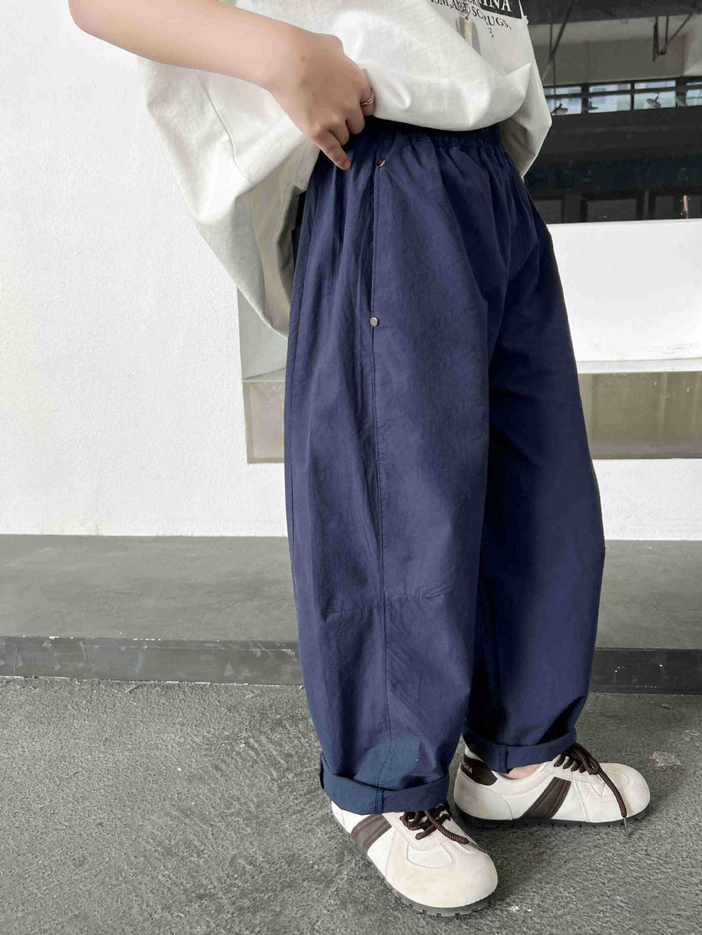 25summernew arrivalpure cottoncasual pants scimitar pants