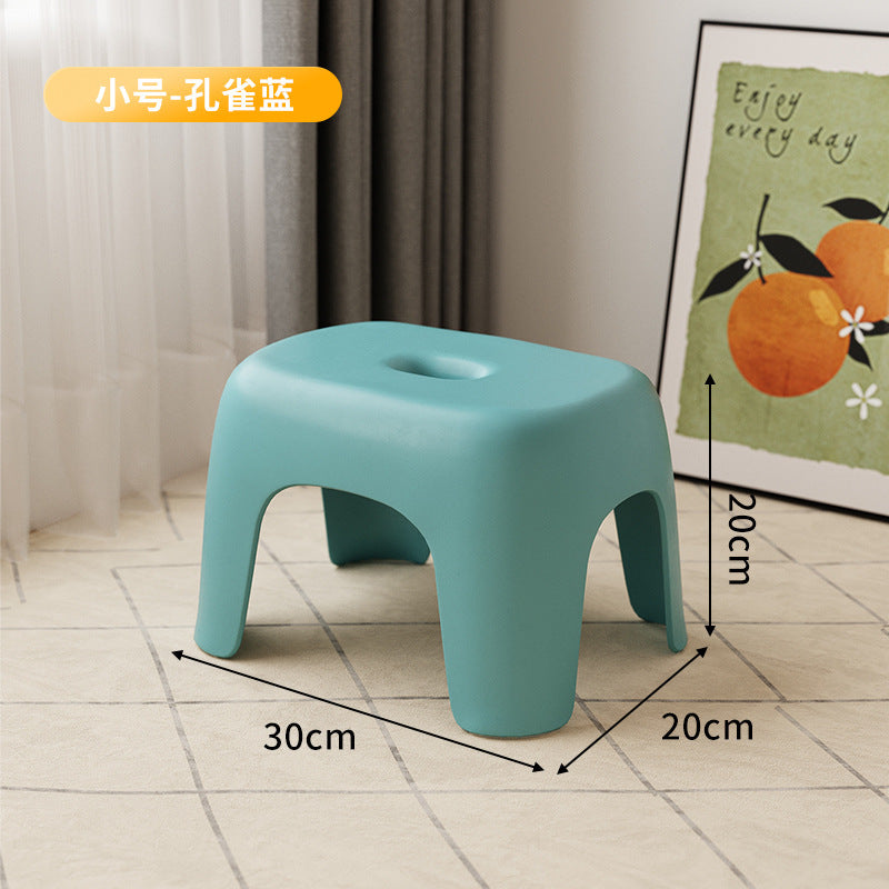 Plastic stool kids washbasin step stool for homethickened small stool adult non-slip stool shoe changing stool low stool