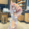 Princess please make a fortune mobile phone chain new arrival alloy mobile phone case lanyard classy sense hand beaded pendant key chain short