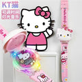 Kitty cat luminous music watch - frozen princess cartoon cute toy flip digital watch - gift for boys and girls