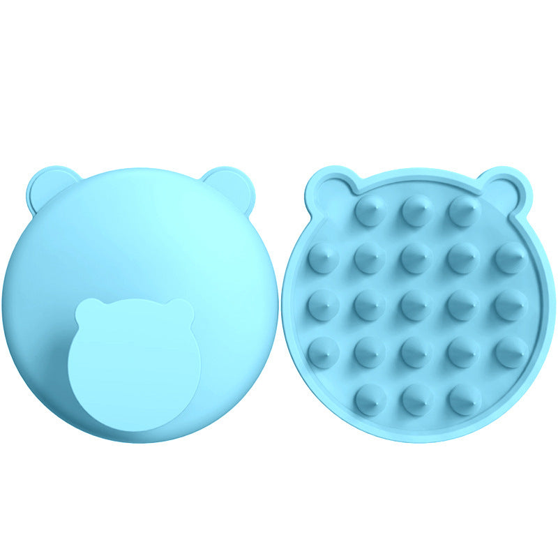 Bear Silicone Shampoo Brush Head Bath Massage Comb Grabber Silicone Shampoo Brush Bath Scalp Massage Brush
