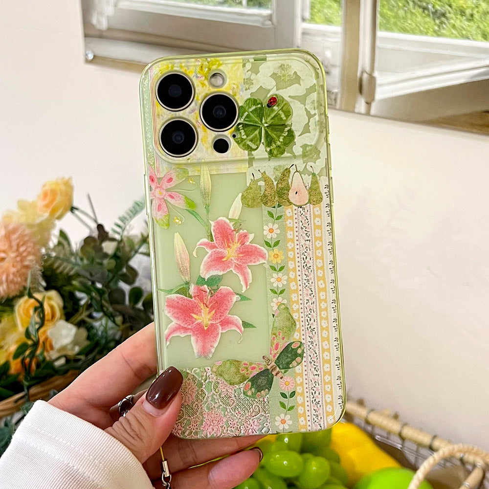 Suitable for iphone17pro mobile phone case apple 16 anti-fall all-inclusive tpu soft case 15 apple 16promax compatible