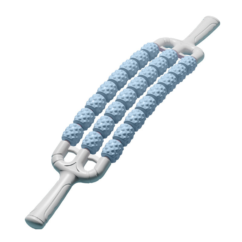 Four-row bendable massage stick - yoga spiky ball - sensory integration training for kids - muscle relaxation massage