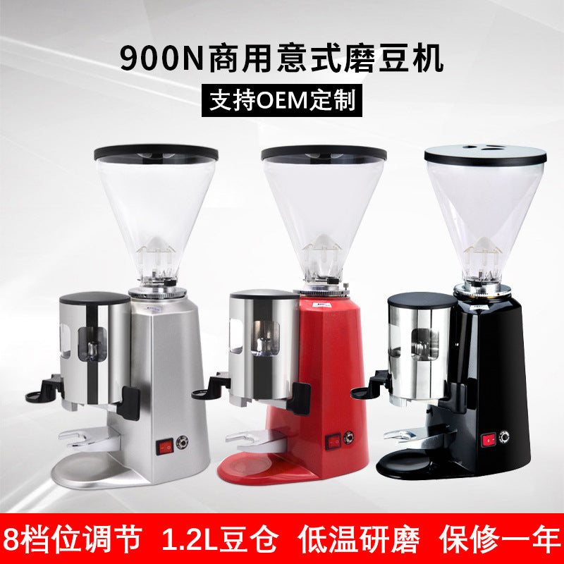 900n commercial coffee grinder - italian style electric coffee bean grinder for commercial and home use - quantitative coffee bean mill