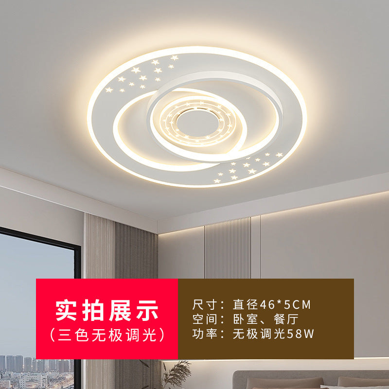 Living room light modern simple atmosphere led ceiling light new bedroom main light whole house combination package Zhongshan lighting