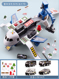 Big airplane children's toy track boy baby puzzle deformation car model birthday 6 gifts 2 three 3 years old 4