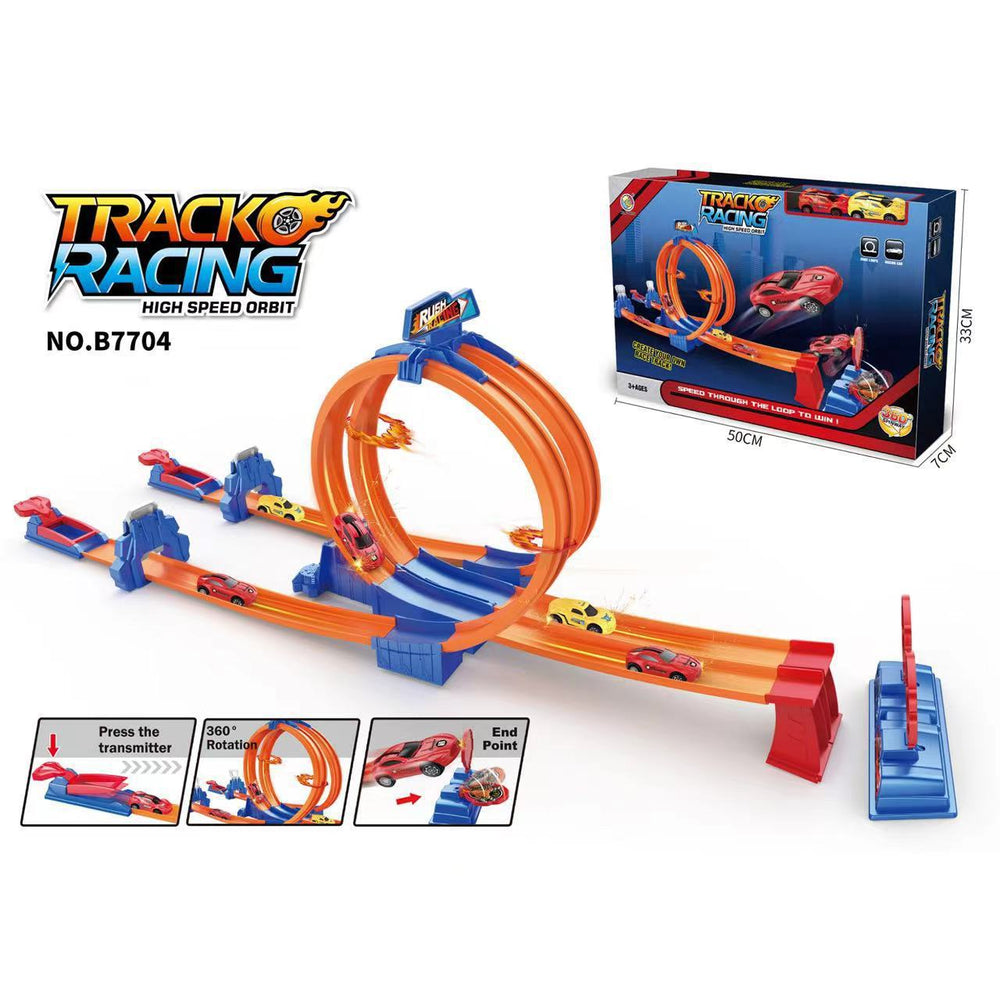new arrival pull-back sports car puzzle assemble building blocks racing track diy track car kids toys amazon