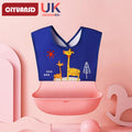 Baby eating bib waterproofkids baby silicone saliva pocket child feeding bib toddler food supplement rice pocket