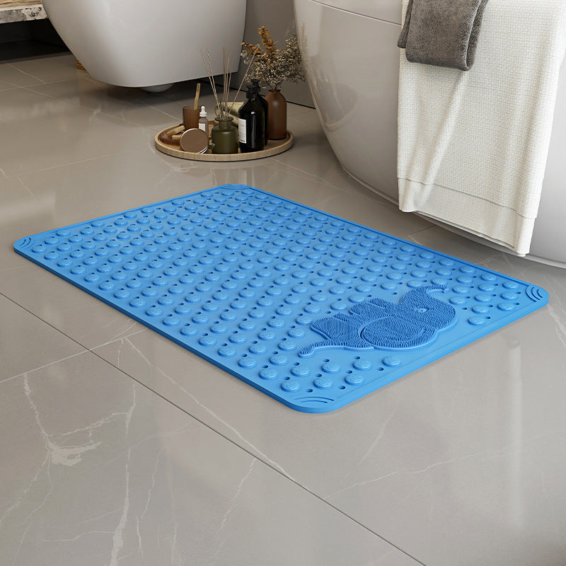 Bathroom non-slip mat, shower house children's anti-drop foot mat, bathroom bath mat, environmentally friendly PVC massage floor mat