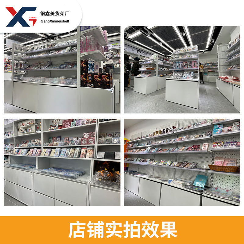 Custom shelf boutique tide play shop toy blind box general merchandise premium display rack supermarket side cabinet nakajima display rack