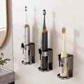 Electric toothbrush holder toothbrush storage rack bathroom wash no punching wall hanging wall toothbrush storage rack bottom base